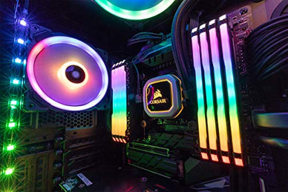 Corsair VENGEANCE RGB PRO DDR4 RAM 32GB (2x16GB) 3600MHz CL18 AMD Ryzen iCUE Compatible Computer Memory - Black (CMW32GX4M2Z3600C18)