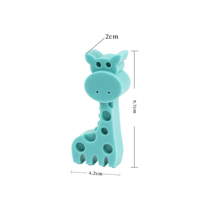 T-shin Giraffe-Shaped Scented Soap Bars, 2-Pack Savannah-Inspired Animal Cleanser Soap with Aloe,Hand-Carved Baby Shower Favors & Baptism Gifts in Gift Box