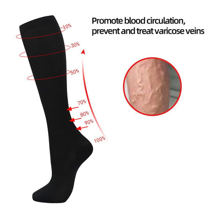 7 Pairs Compression Socks for Women & Men 15-20 mmHg is Best Athletic & Medical for Running Flight Travel Nurses