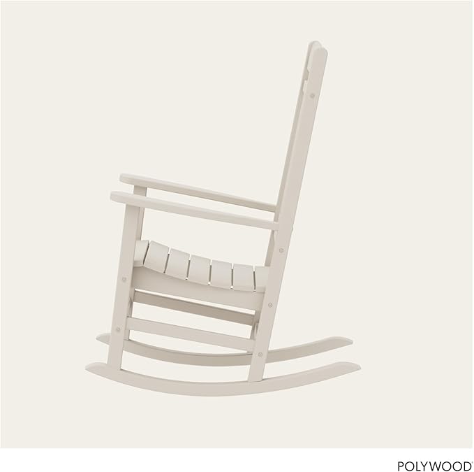 POLYWOOD Presidential Rocking Chair in Sand