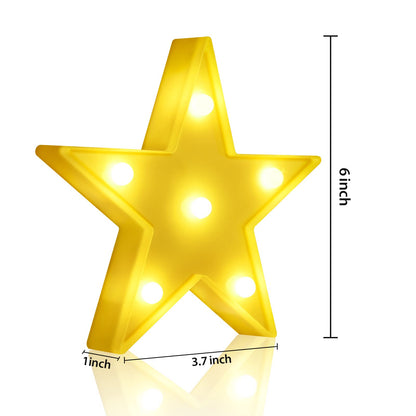 3 Pcs LED Stars Night Light Can Be Hung On The Wall Kids Room Room Light, Suitable for Birthday Party Holiday Decoration Baby Room Nursery Decoration (Stars)