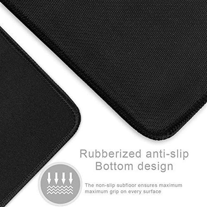 YEBMoo Extended Gaming Mouse Pad Extra Large 600x300x3 mm Water Resistant Mice Mat with Non-Slip Base for PC Computer Laptop (60x30 Black001)