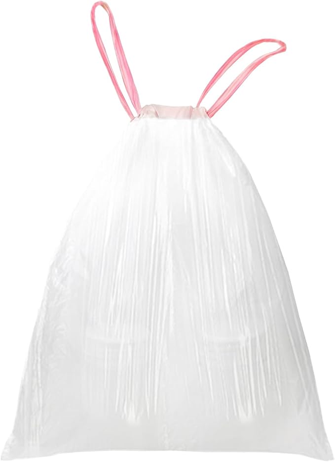 2.6 Gallon Trash Bag Drawstring, Small Garbage Bags 2.6 Gal, 1.18Mil Thickness