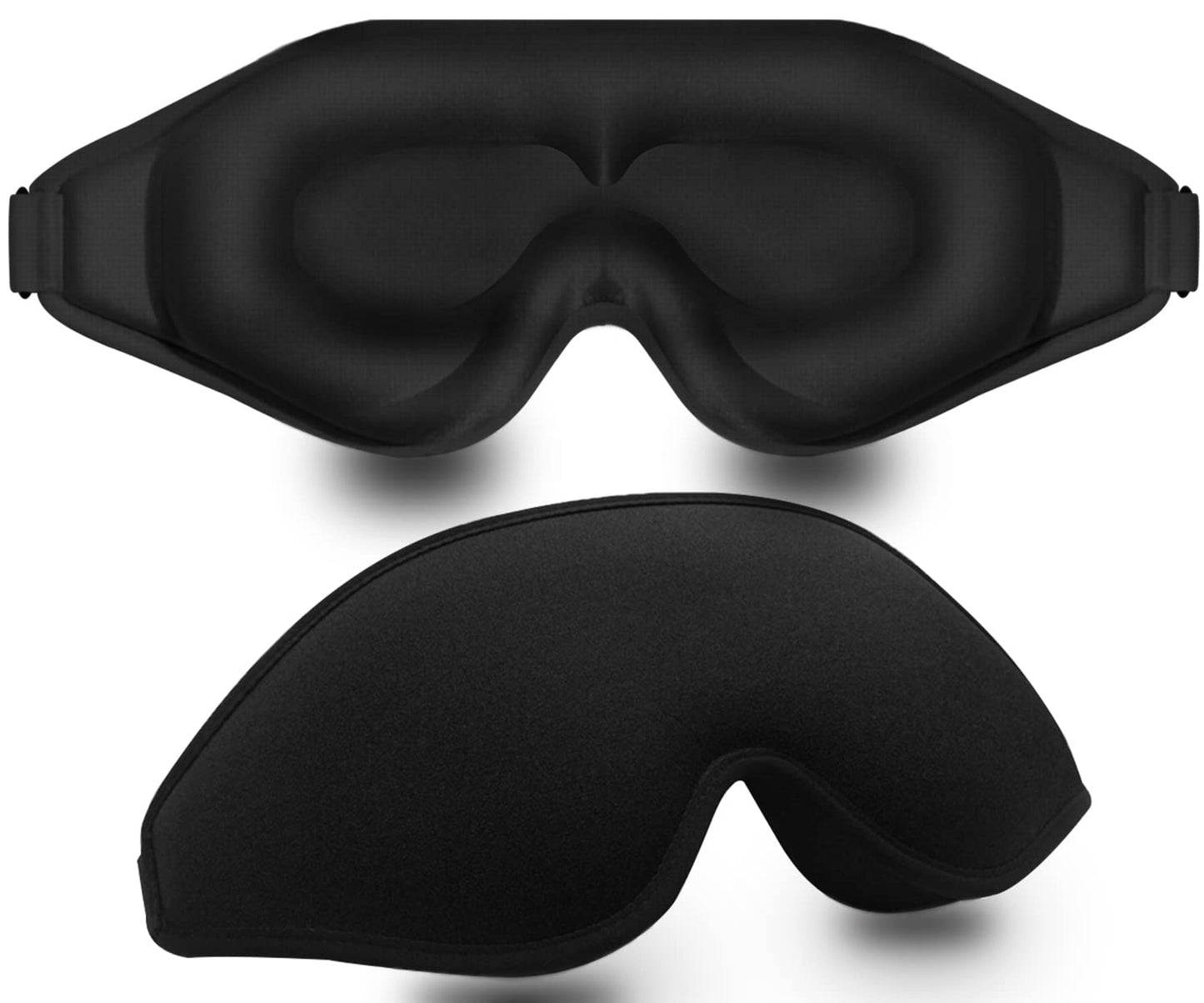 Sleep Mask, 3D Deep Contoured Eye Covers for Sleeping, 99% Block Out Light Eye Mask,Zero Pressure Cup Blindfold for Men Women, with Adjustable Strap for Sleeping, Yoga, Traveling (Pink)