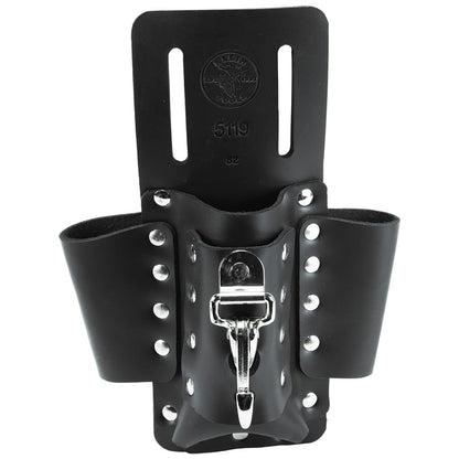 Klein Tools 5119 Tool Pouch, Multi Tool Holder with 4 Pockets and Knife Holder is Great for Electrician Gifts