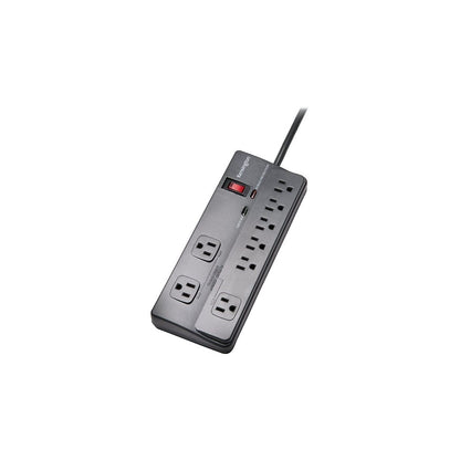 Kensington Guardian 6 Outlet Power Strip, 15ft Surge Protector, 15-Foot Cord, 540 Joules, Black(K38215NA)
