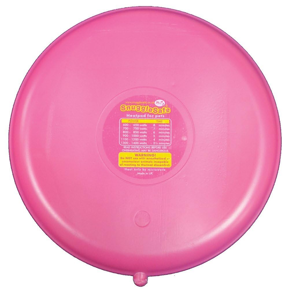 SnuggleSafe The 'Original Microwave Heating Pad Disc Microwavable Heated Pet Bed.