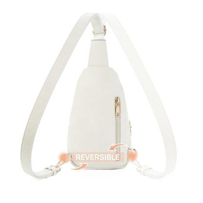 Telena Small Sling Bag for Women Leather Crossbody Fanny Packs Chest Bag for Women