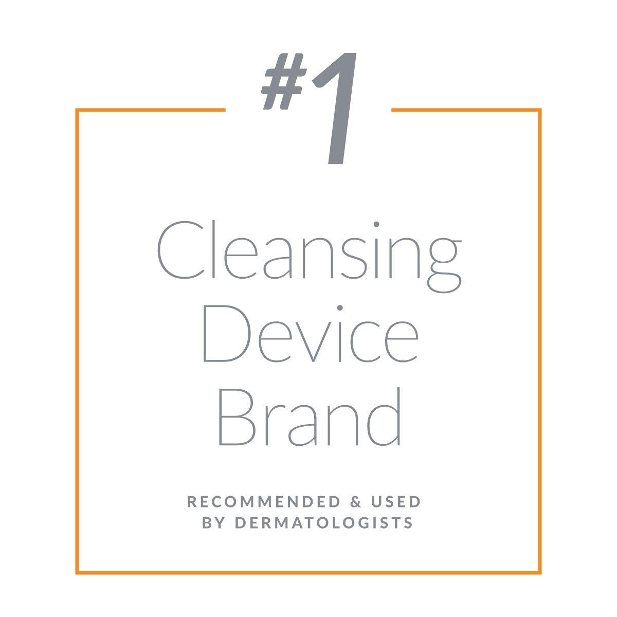 Clarisonic Delicate Facial Cleansing Brush Head Replacement Compatible with Mia 1, Mia 2, Mia Fit, Alpha Fit, Smart Profile Uplift and Alpha Fit X, 2 Count