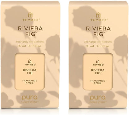 Thymes Pura Refills – 2 Pack of Oil Diffuser Scents – Long-Lasting Pura Diffuser Refills – Premium Home Fragrance – Notes Siberian Fir Needles, Cedarwood & Sandalwood (Frasier Fir, Pack of 2)
