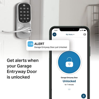 Yale | LiftMaster Smart Lock with Touchscreen Deadbolt - Works with myQ App & Key by Amazon in-Garage Delivery when paired with Smart Garage Hub (sold separately), Oil Rubbed Bronze