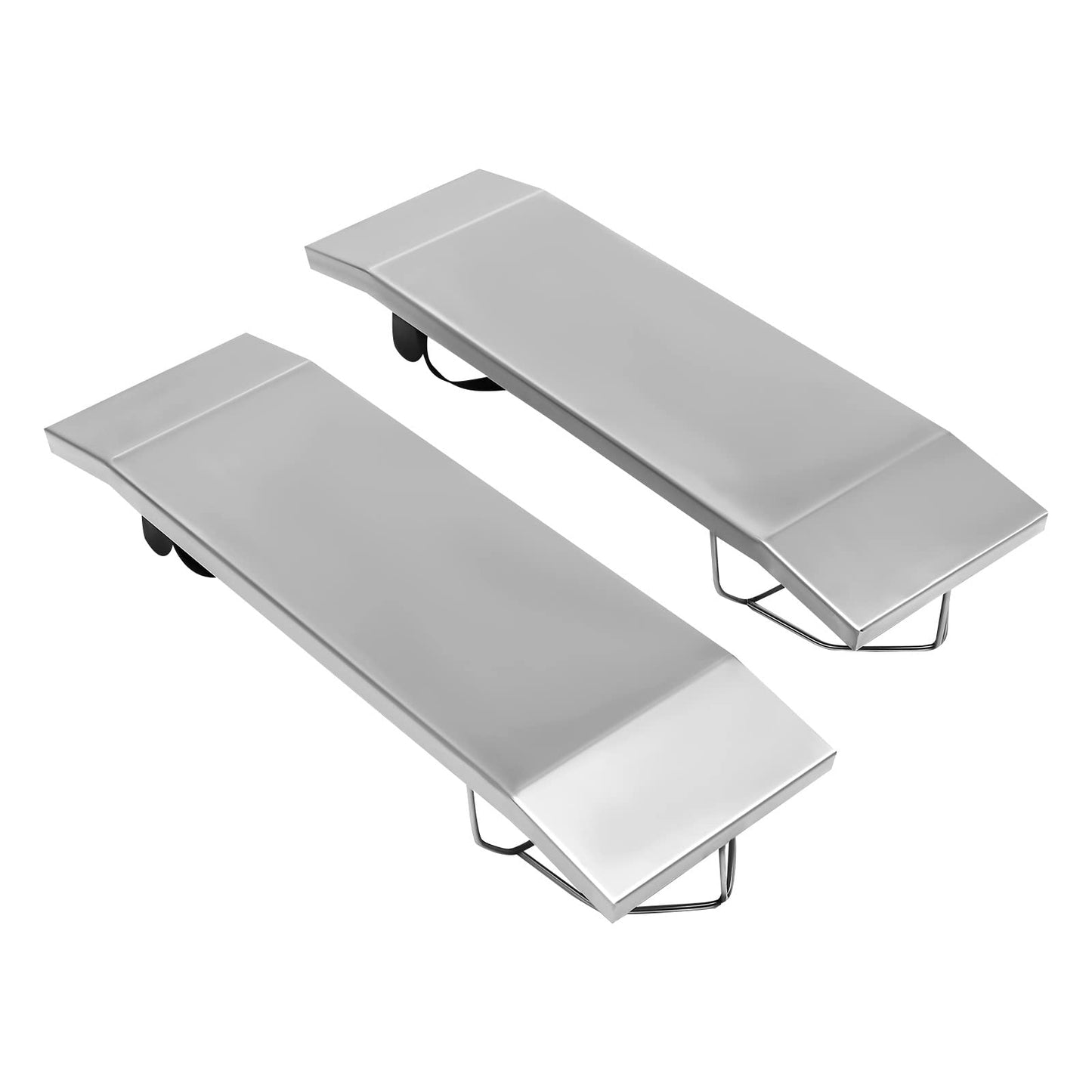 27“ x 8” Concrete Knee Plate Slider Knee Plate, Knee Plate 201 Stainless Steel Knee Plate for Cement and Concrete Finishing Board Taping