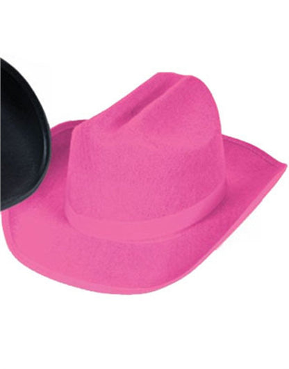 Rhode Island Novelty Child Sized Felt Cowboy Hat Pink, 1 per Order