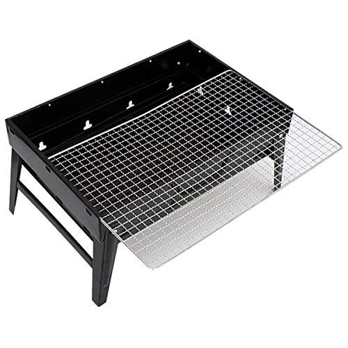 BBQ Barbecue Grill Portable Folding Charcoal for Camping Garden Outdoor Cooking Fun by Crystals®