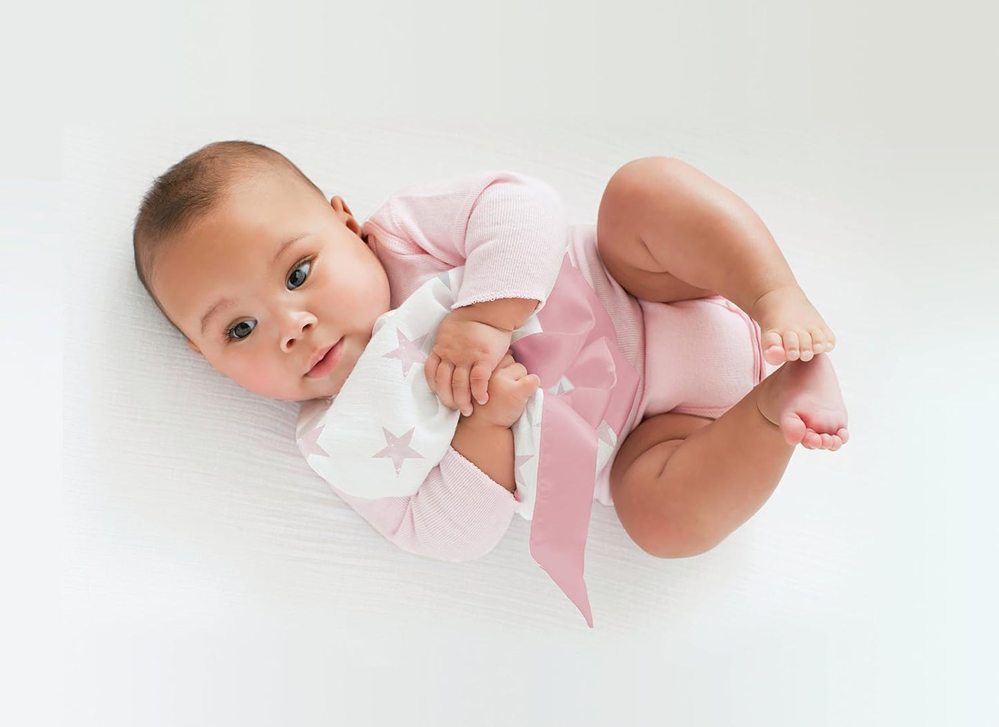 aden + anais essentials Issie Security Blanket, Super Soft 100% Cotton Muslin, Satin Trim, 2 pack, doll