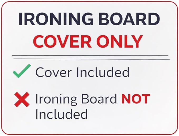 TIVIT Ironing Board Cover 17 x 54” – Made in Italy, Alumitek PRO Heat-Reflective