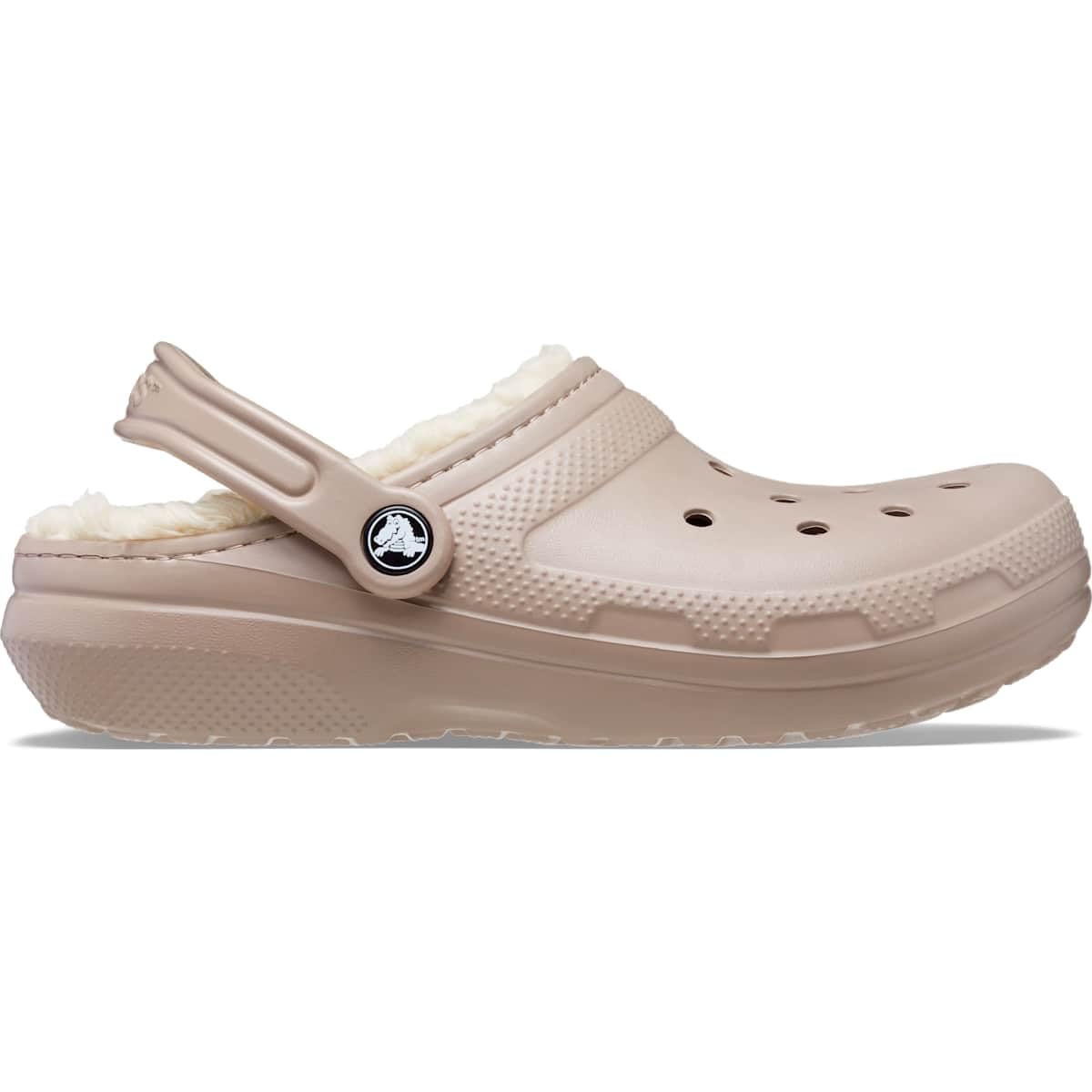 Crocs Unisex Classic Lined Clog, Mushroom Bone, 7 UK