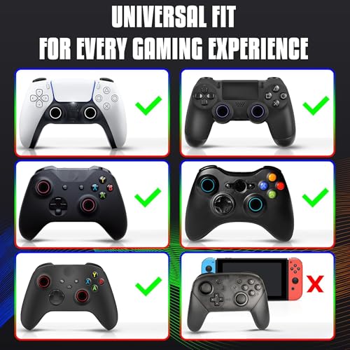 MatoSan® 20 Controller Grip Thumbstick Accessories Silicone Caps – Compatible with PS4 Sticks, Compatible with PS5 Controller – Thumb Grips Protection – Enhanced Precision for Thumbsticks