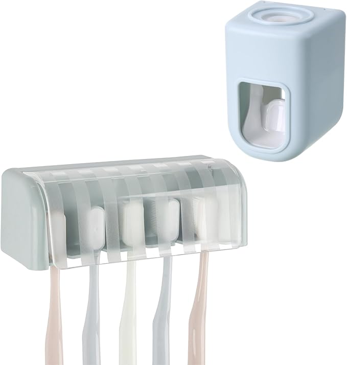 5 Slots Wall Mount Toothbrush Holder