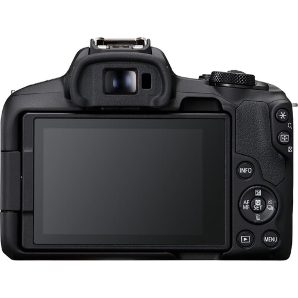Canon EOS R50 Mirrorless Camera with 18-45mm Lens (Black) Bundle with 64GB Memory Card + Canon 200ES EOS Shoulder Bag (3 Items)