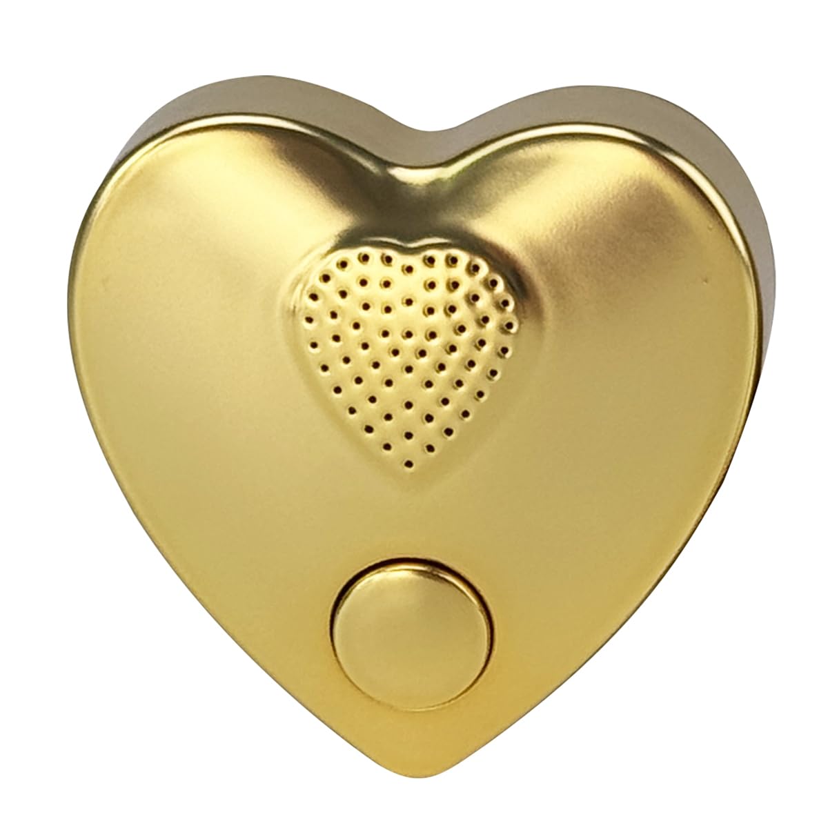 350s Voice Box Recordable Presents Button Sound Box for Stuffed Animals, Voice Recorder for Mother's Day Valentine Christmas Plush Toy,Manual DIY Creative Sound Present for Boys Girls (Gold)