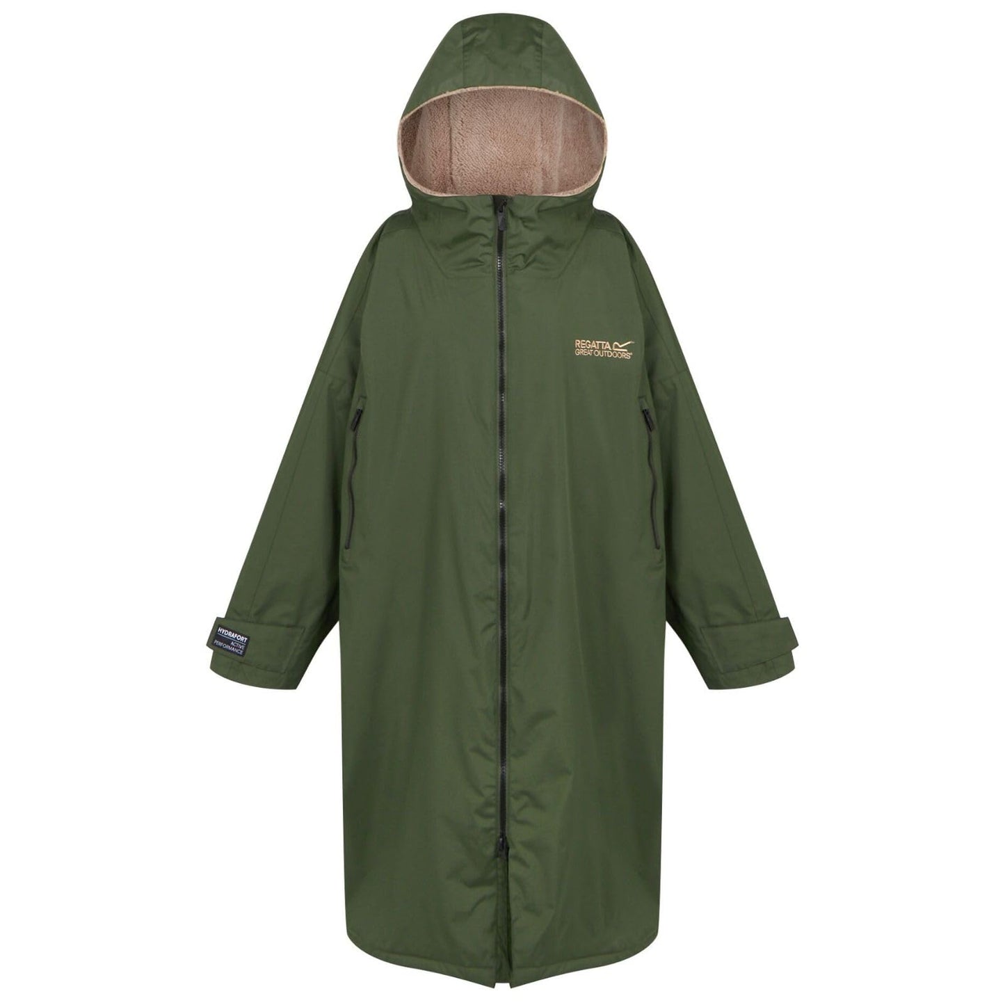 Regatta Mens Waterproof Robe Adults Dark Khaki S/M