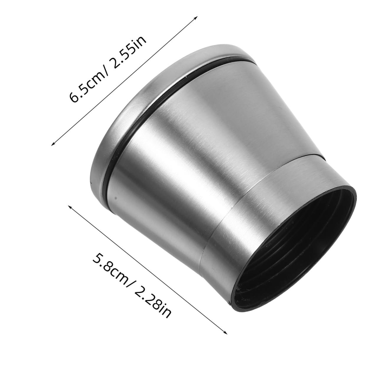 Ipetboom Metal Grinder Caps Replacement Tops for Salt Pepper Mills 2.55X2.55X2.28In Manual Spice Bottle Covers Grinding Caps for Kitchen Use 2Pcs