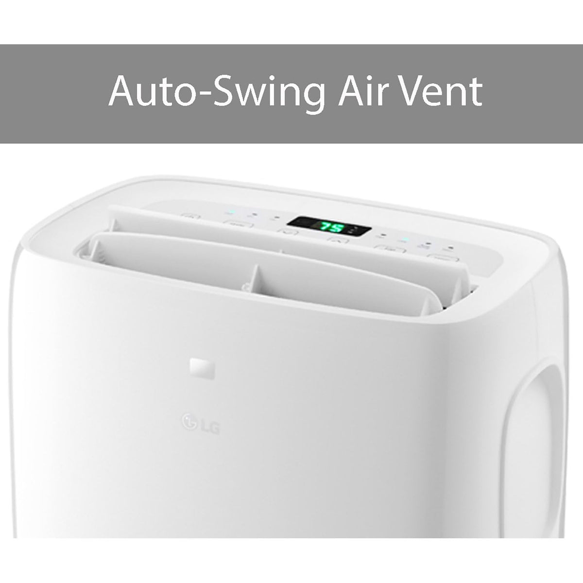 LG 6,000 BTU DOE 8,000 BTU ASHRAE Portable Air Conditioner, 115V, Cools 250 Sq.Ft. (10' x 25' Room Size), Quiet Operation, LCD Remote Control, and Window Installation Kit, White