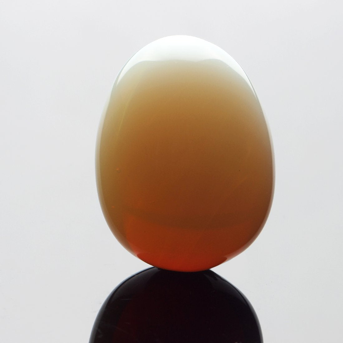 Opal Opalite 40 * 30mm Eggs with Wood Stand Stone Carved Natural Gemstone Bell Chakra Healing Crystal Reiki Crafts