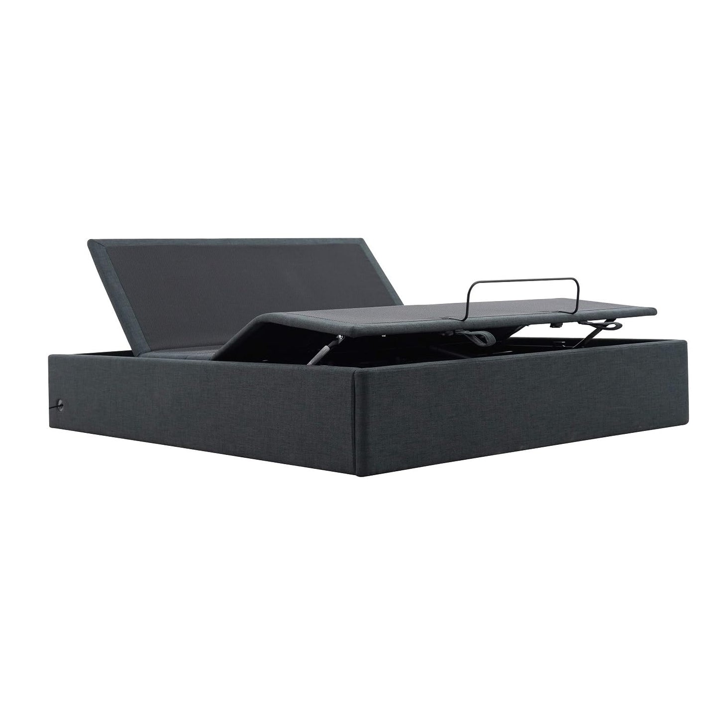 Ergomotion Stow Adjustable Bed Base with Storage - Head & Foot Articulation, Zero Gravity, USB Ports - Available in Full, Queen, King (King)