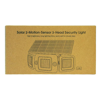 intelamp Solar Security Light Outdoor Motion Sensor 6000mAh Battery 270° 3 Modes Wall Lights Solar Flood Lights with Sensor Lights Garden for Gifts Front Door Garden Fence