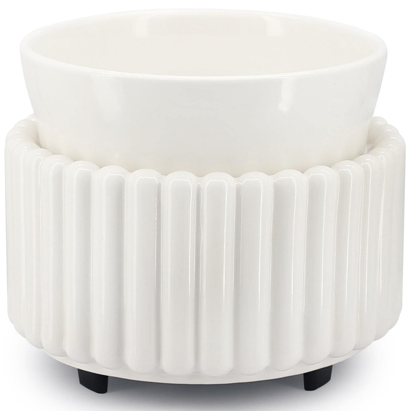 VICTORIA AROMA Ceramic Wax Melt Warmer 3-in-1 Candle Wax Warmer for Scented Wax Melter Electric Fragrance Wax Burner for Home Office Bedroom Gift & Decor…