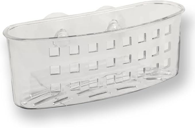 Handy Housewares Kitchen Sink Caddy Dish Soap Scrubber Sponge Holder Basket