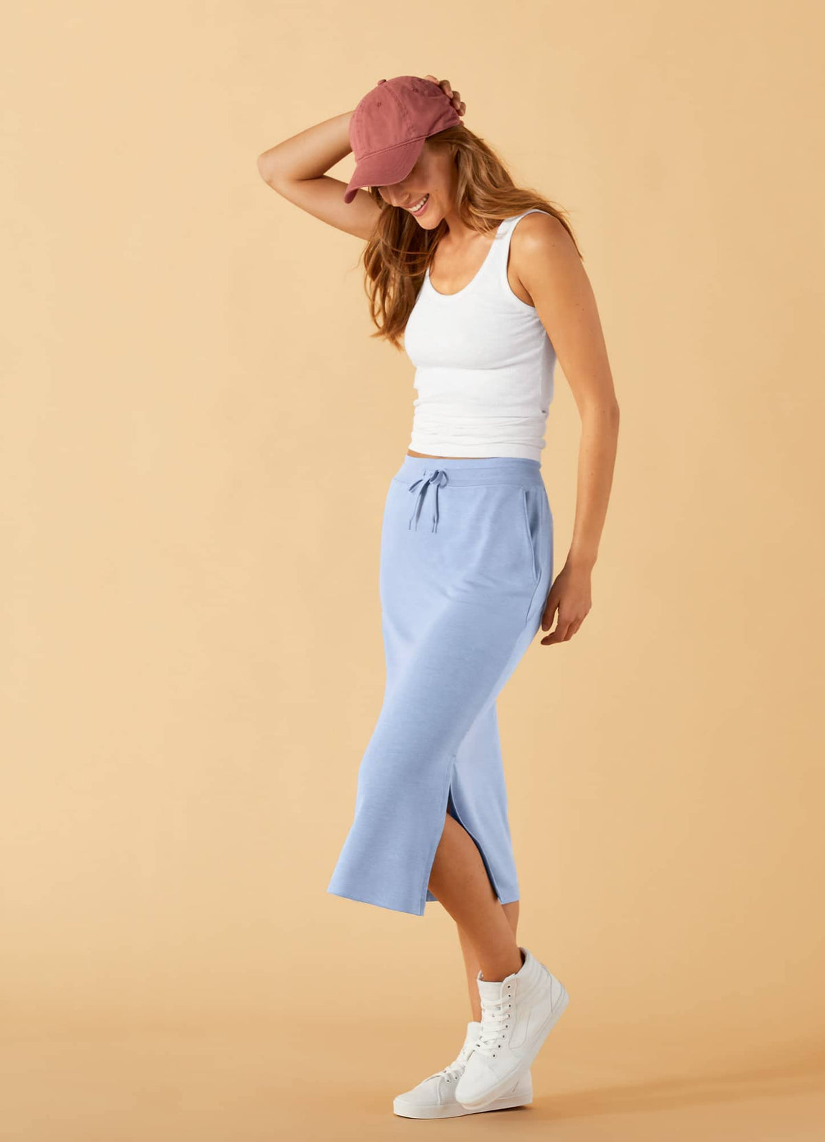 Jockey Women's Activewear 100% Cotton Rib Tank, White, M