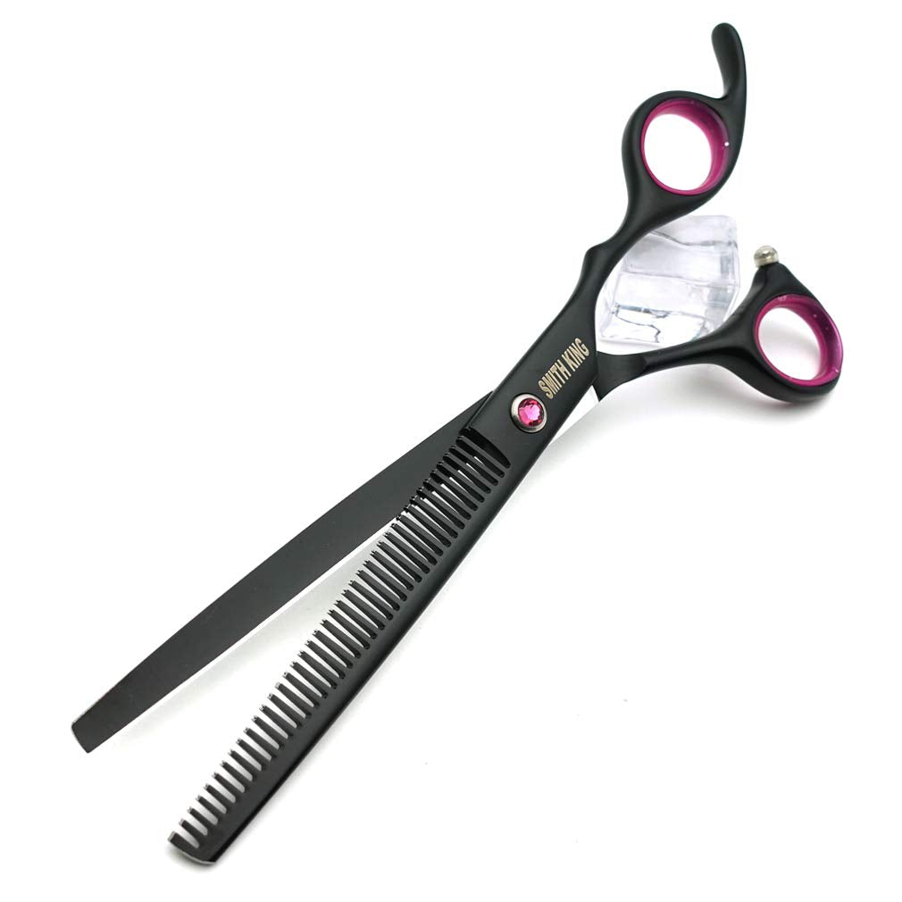 7.0 inches Professional Dog Grooming Scissors Set Straight & thinning & Curved & chunkers with Comb in 1 Set