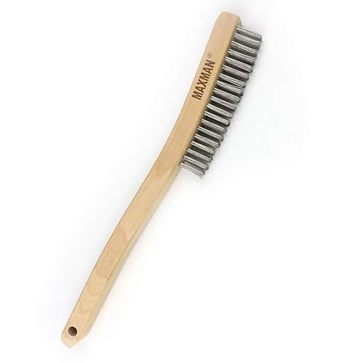 MAXMAN Wire Brush, Heavy Duty Stainless Steel Wire Brushes