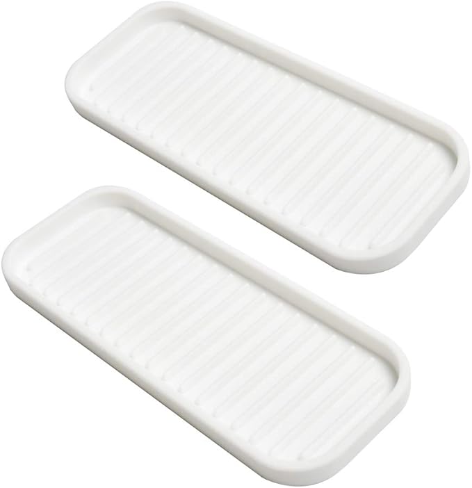 Silicone Sponge Holder Kitchen Sink Organizer Tray Dish Caddy Soap Dispenser