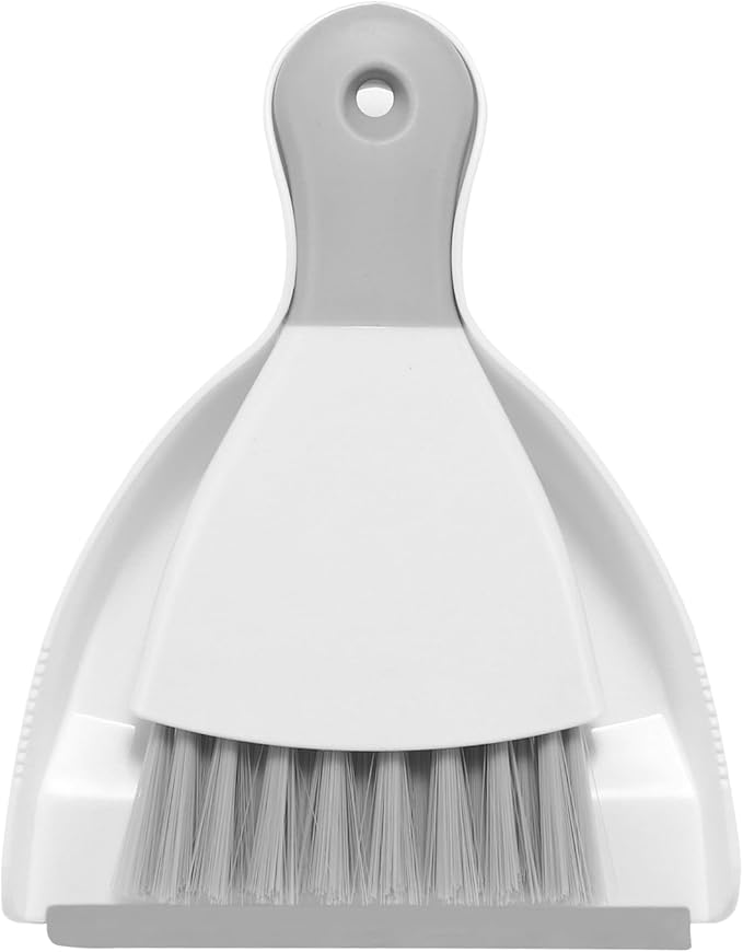 NACENA Mini Dustpan and Brush Set, Small Broom and Dustpan Set Dust Pan and