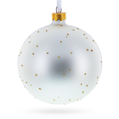 The Witch on Halloween Glass Ball Christmas Ornament 4 Inches