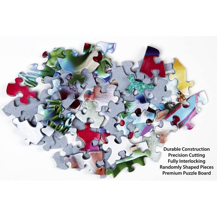 Vermont Christmas Company Witches' Brew Jigsaw Puzzle - 1000 Piece Halloween Puzzles for Adults with Randomly Shaped Pieces - Fully Interlocking Halloween Puzzles 1000 Pieces (26 5/8" x 19 1/4")