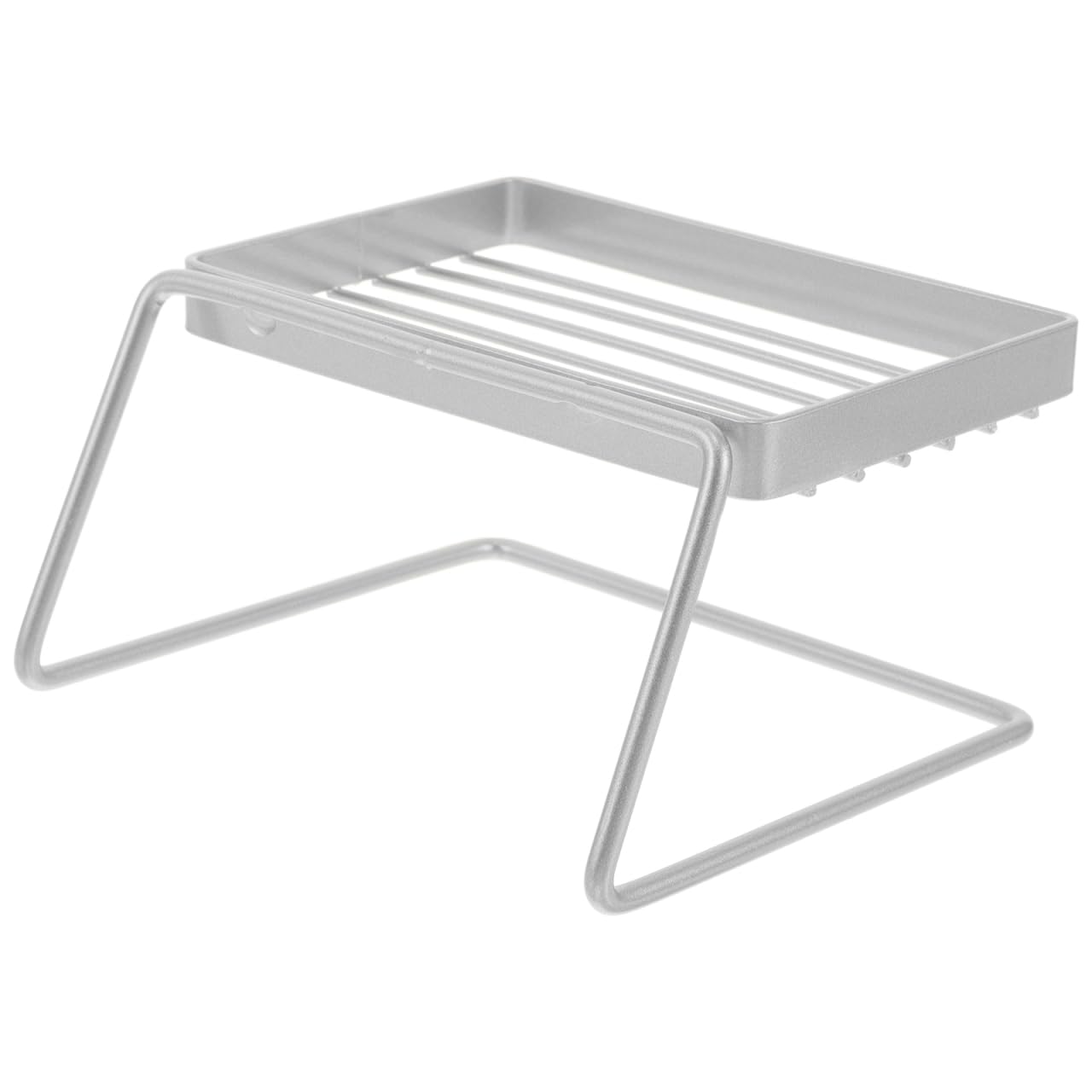 SEWACC Stainless Steel Soap Dish with Self Draining Tray Shower Soap Holder for Bathroom and Kitchen Bar Storage Box 4.64X4.25X2.55In