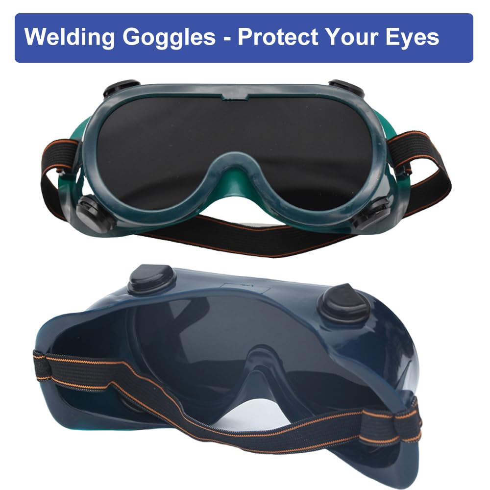 Cutting Torch Set Oxy Acetylene Torch Kit,Portable Gas Cutting Torch and Welding Kit with Acetylene Oxygen Gas Regulator Welding Hose Welding Glasses Storage Case (#22557)