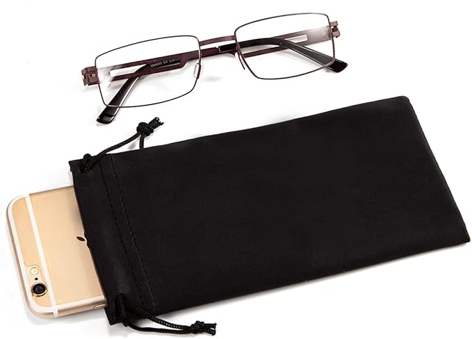 TRIUMPH VISION Soft Eyeglass Pouch 3 Pack