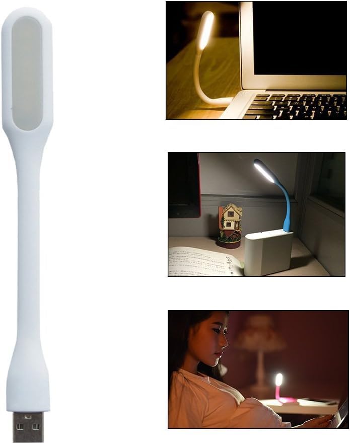 Mini USB Light for Keyboard, LED Laptop Computer Light, Flexible USB Lamp for Notebook PC, Adjustable Gooseneck Reading Lamp, LED Lighting Source