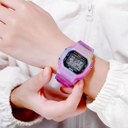 VIGOROSO Digital Watch for Women, Mens Digital Watch Waterproof Watches for Ladies Purple Watch Men