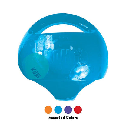 KONG Jumbler Ball - Fetch Toy with Tennis Ball For Dogs and Puppies - For Medium/Large Dogs