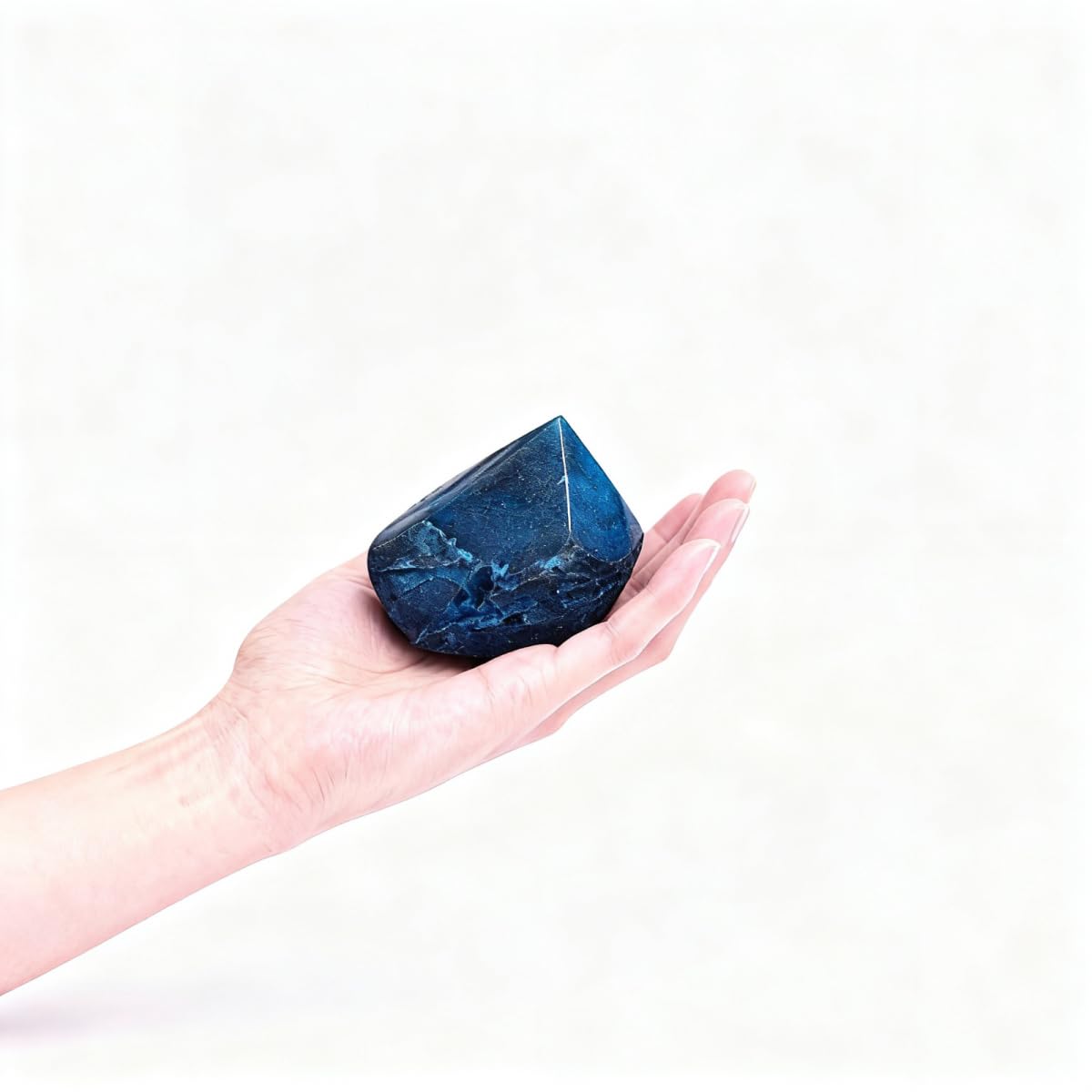 VIZYTOU Agate Stone Wand Irregular Column 0.6-1.1 Lbs Dyed Teal for Bohemian Theme Relaxation Nook Mini Garden Figurine Desktop Decor