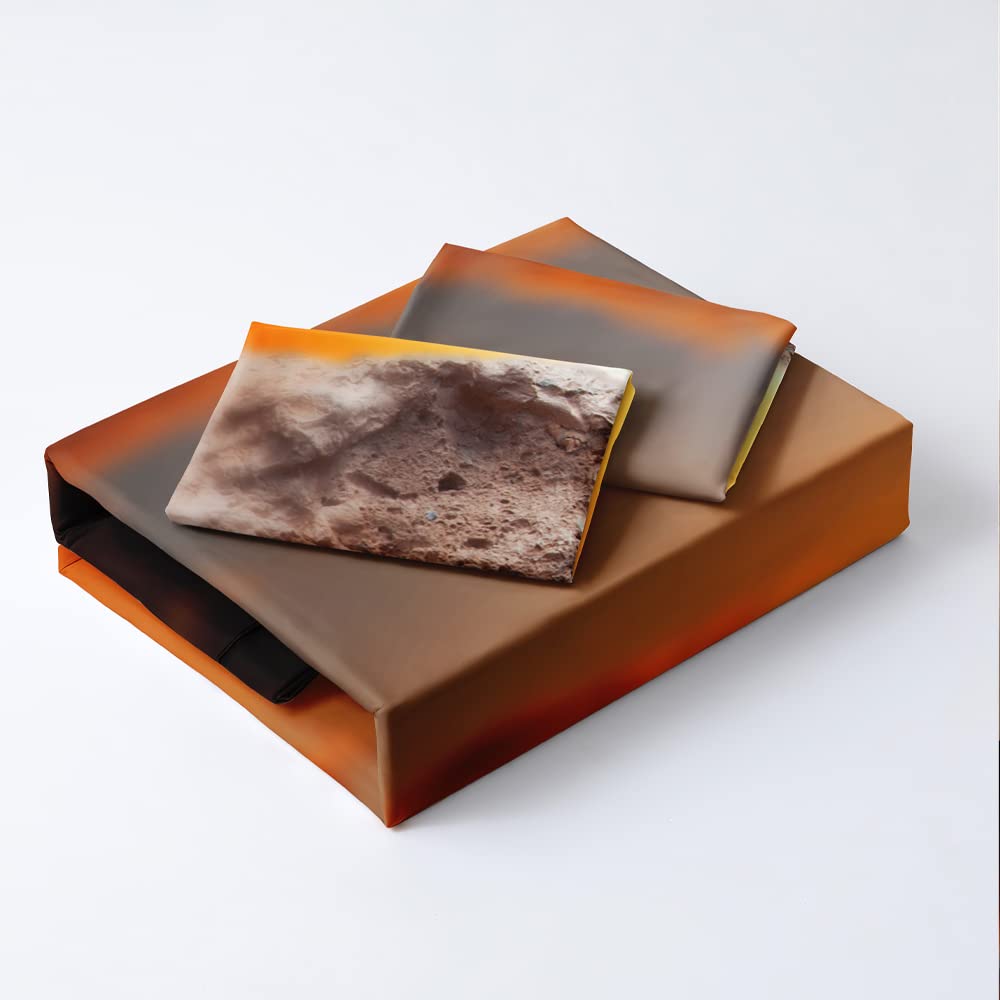 Holiyjog 3D Tigers Print Duvet Cover Set California King Size a Couple of Tigers at Sunset Animals Pattern Comforter Covers Little Tiger Pillow Shams Animal Deco Bedroom Bedding Set Bed Set