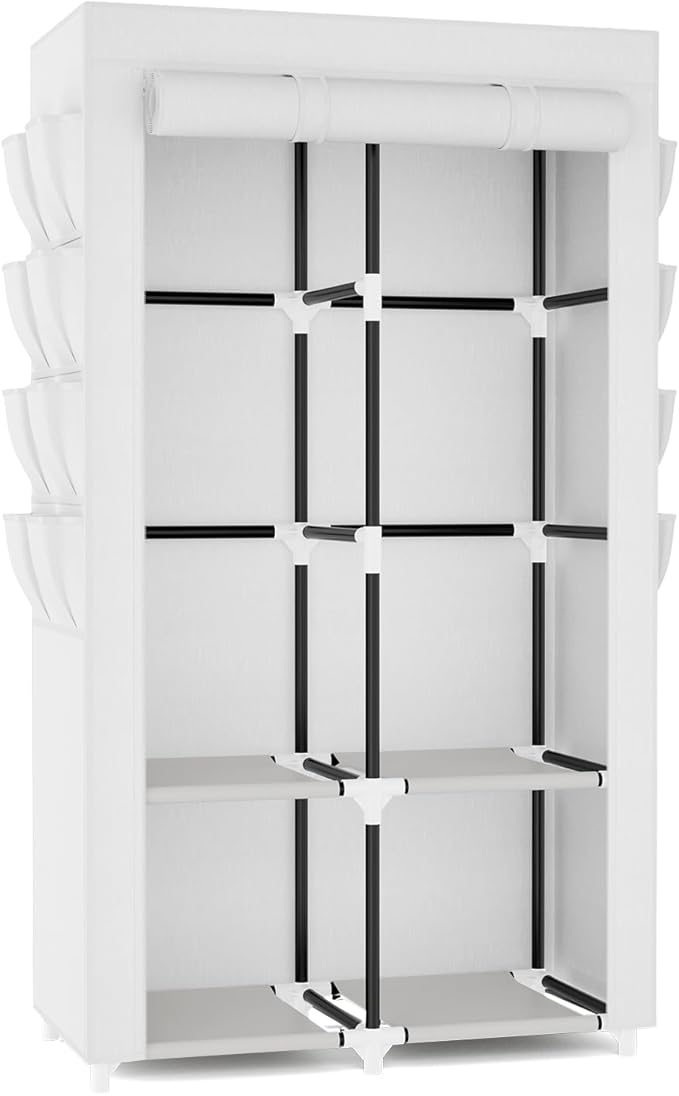 Portable Closet for Hanging Clothes, Portable Wardrobe Closet