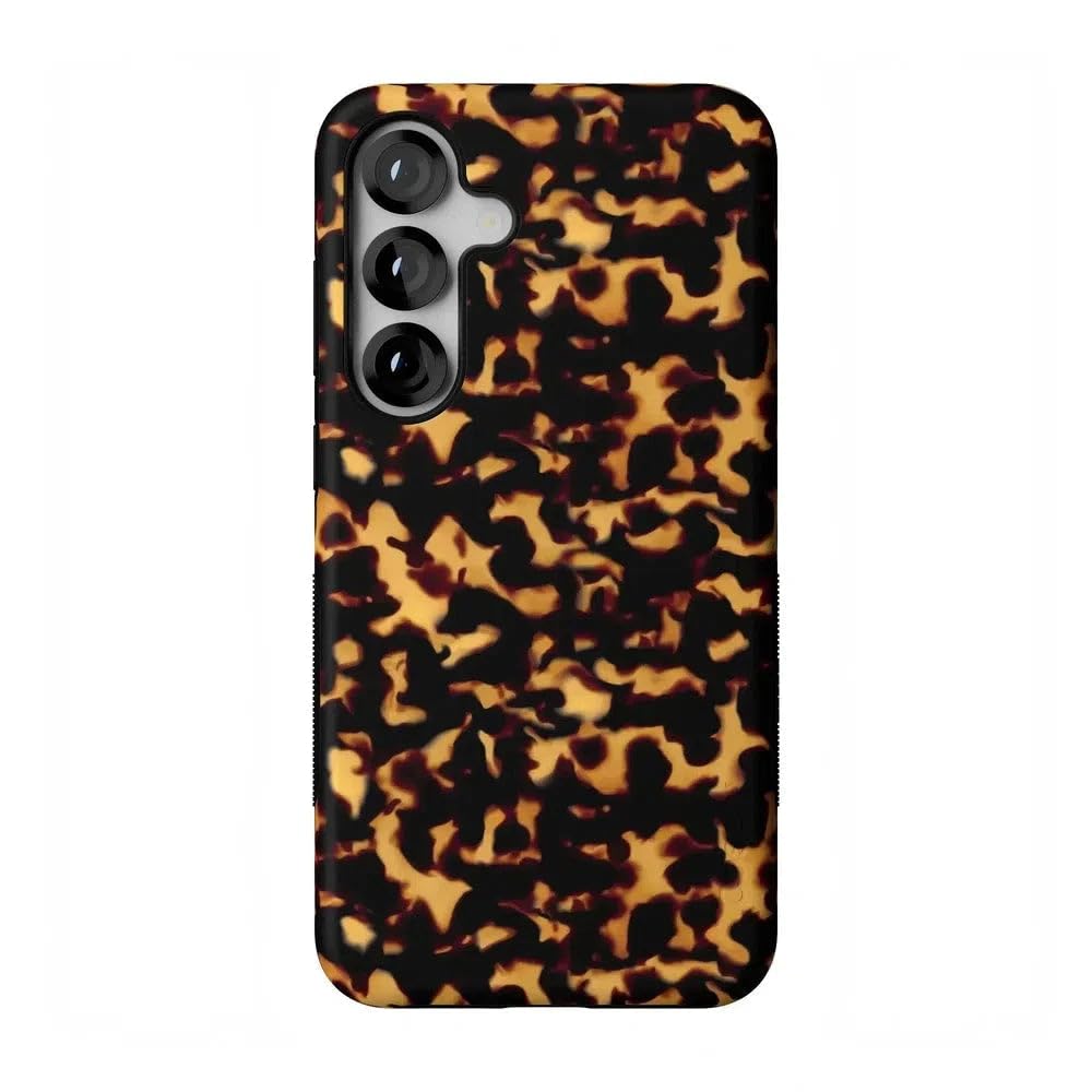 Casely Galaxy S25 Plus Case | Ink & Iris | Vintage Floral | Compatible with MagSafe | Bold Protective Design